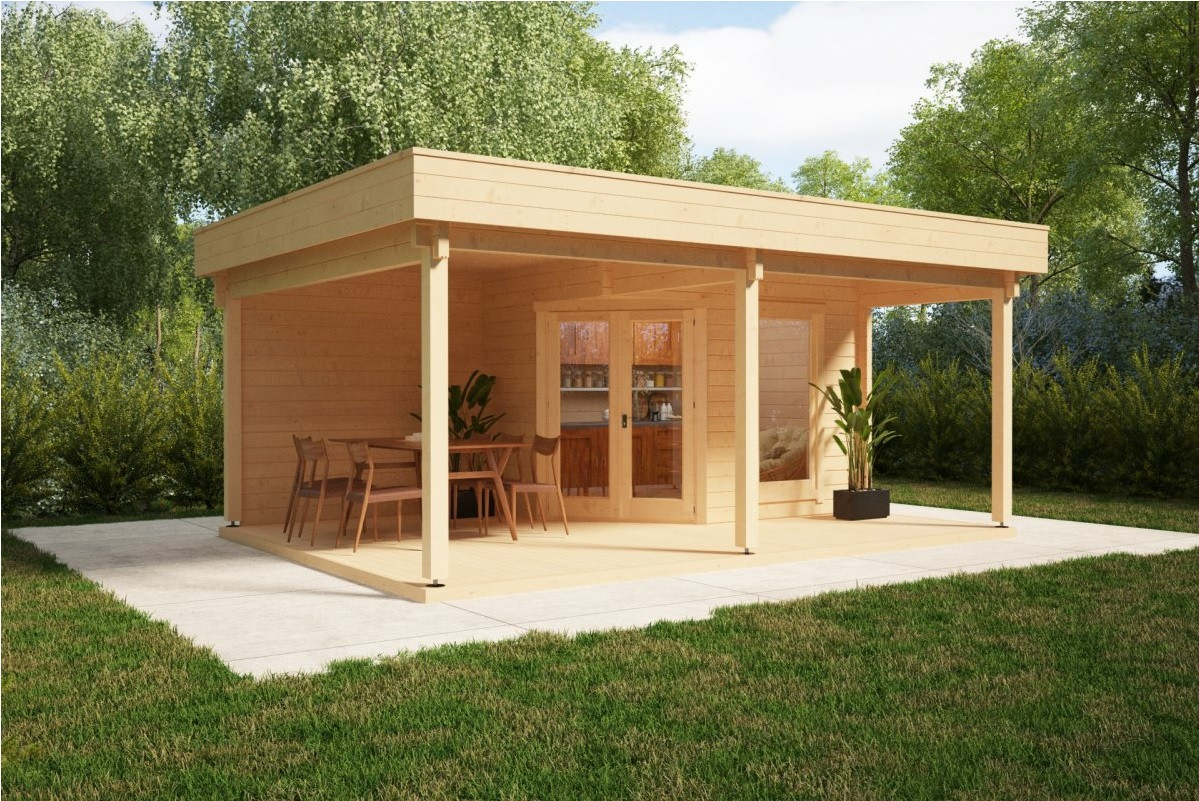 Будинок з термобруса 24 м2. від виробника Thermo Wooden House 054