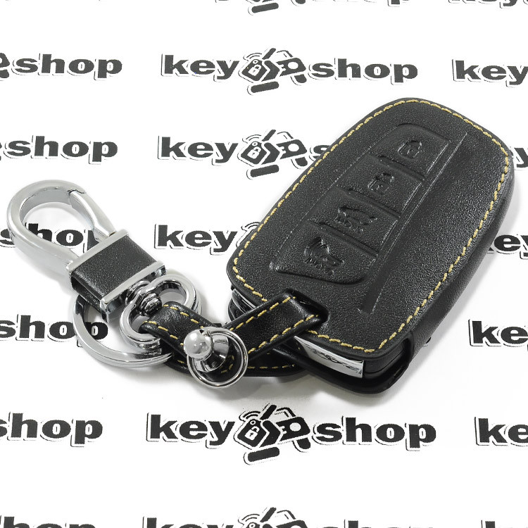 Чехол (кожаный) для смарт ключа Hyundai (Хундай) 3 + 1 кнопки - фото 3 - id-p993818975