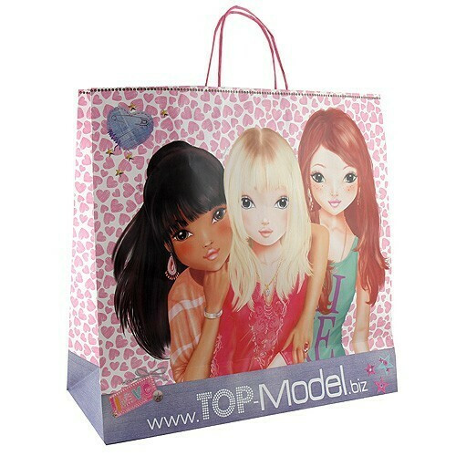 TOP Model великий паперовий пакет з ручками, фото 1