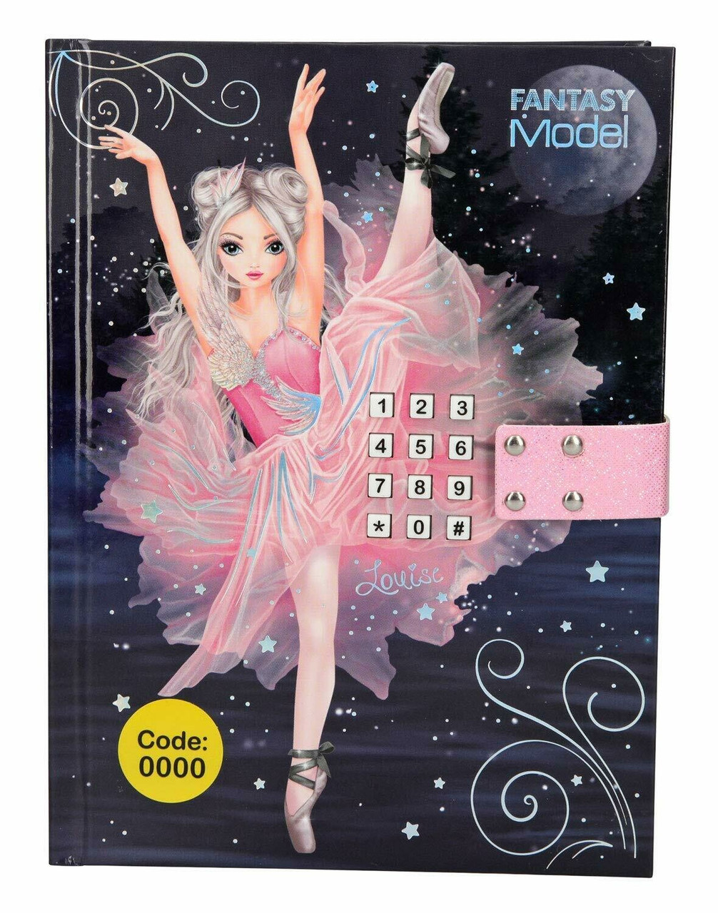 Щоденник для дівчаток TOP Model Балет із кодом і мелодією, Дневник Top Model с кодом и музыкой Балет (0410196)
