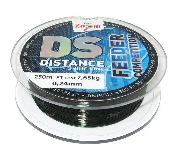 Волосінь фідерна Carp Zoom Distance fishing Line Green 250 м CZ2076 0.24 мм 7.65кг