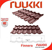 Модульна черепиця ⁇ Ruukki Finnera ⁇ Crown BT ⁇ RR 23 ⁇ , фото 2