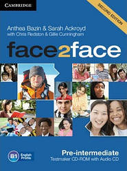 Face2Face 2nd Edition Pre-Intermediate Testmaker CD-ROM and Audio CD