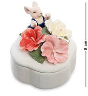 Скринька порцелянова Мишеня з квітами Pavone CMS-62/5