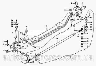 Кулак поворотний лівий 3001015B1H у зборі FAW 3252 ФАВ, фото 4