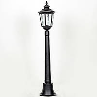 Светильник садово-парковый столб черный