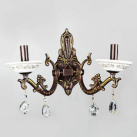 Світильник настінний Бра класичний SD16482B CFG+GPM W320*L240*H370 E14*2