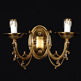 Світильник натальний Бра класичне SD17332B BRS CP