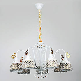 Люстра на ланцюжку класична SD-5076/7B SWH D700*H30 E14*7