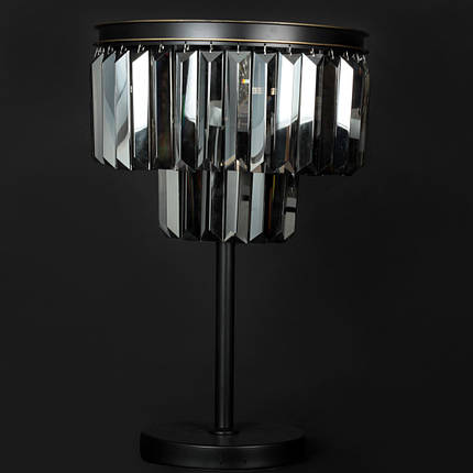 Лампа настільна кришталева SD86094BMBKGDD360H550 E14*4 T, фото 1