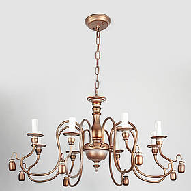 Люстра на ланцюгу класична SI-17003/8P SL+PINT