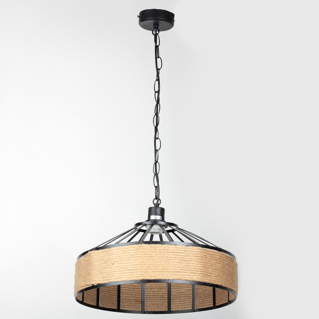 Люстра на ланцюги в стилі Лофт 3055L BK 350*350*780