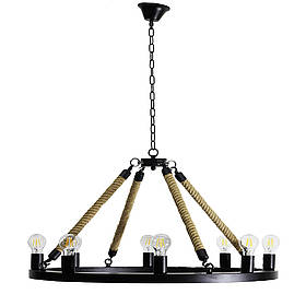 Люстра на ланцюги в стилі Лофт 0421BK