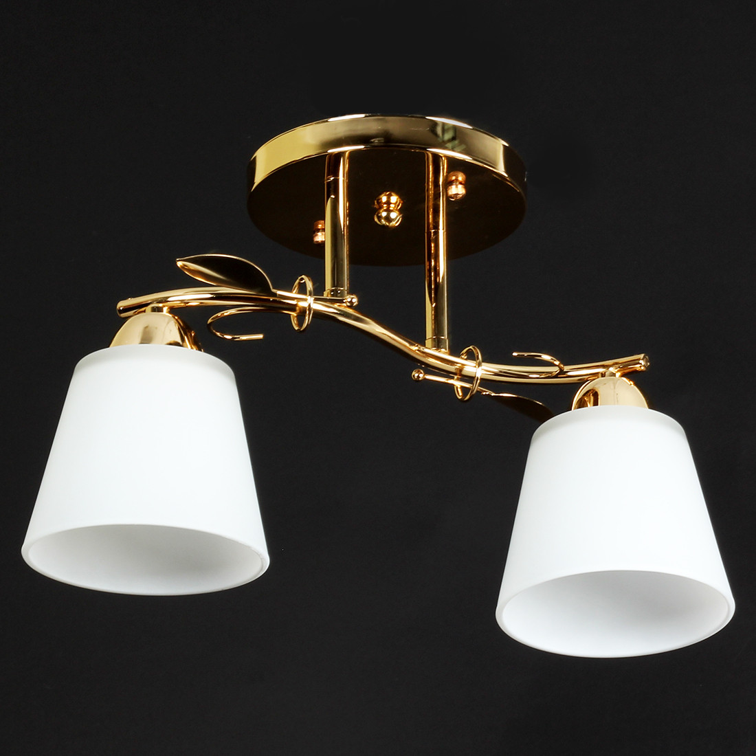 Люстра стельова на два плафони 340*130*240 E27*2