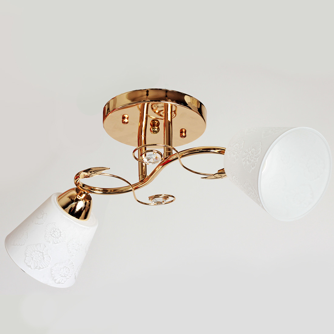 Люстра товщина на два плафони SH-7088/2 FG