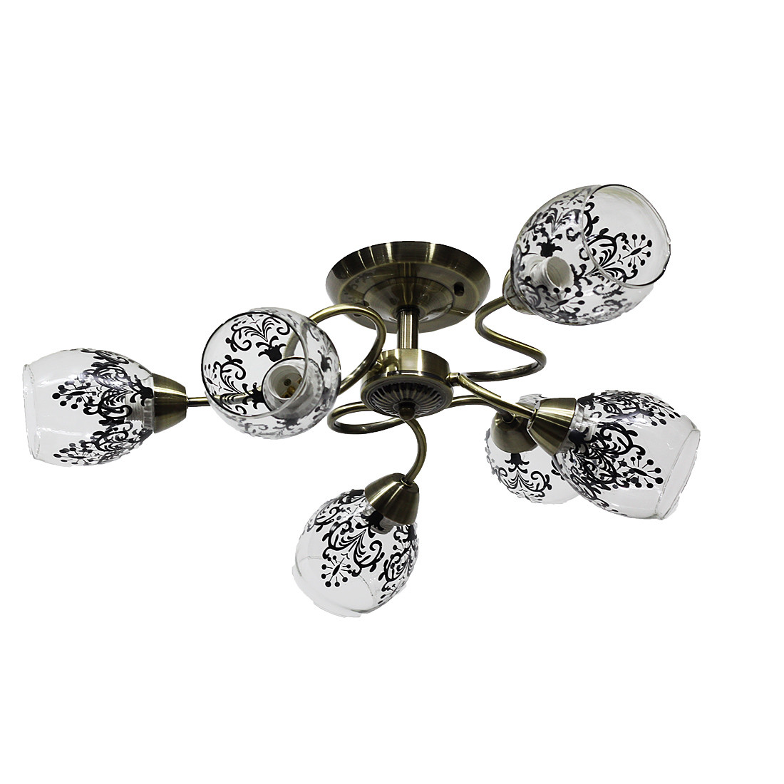 Люстра товщина на шість плафонів SW-7041/6 AB