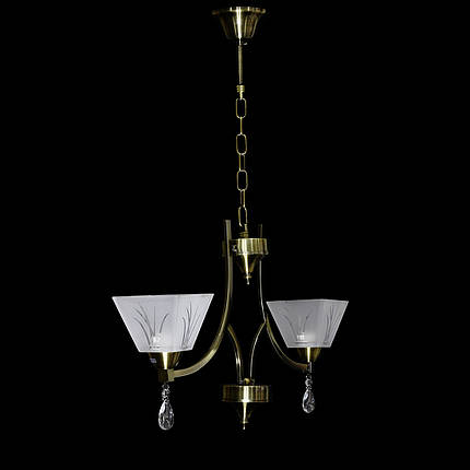 Люстра ланцюгова на дві плафони SW-99135/2 AB, фото 1