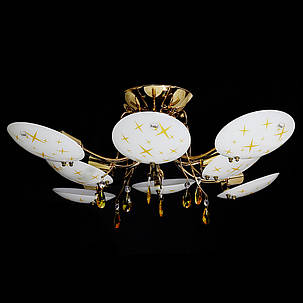 Люстра товщина на вісім плафонів 11548/8H CG WT GOL, фото 1