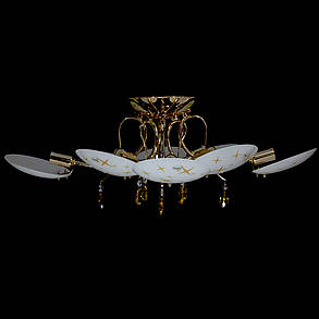 Люстра товщина на вісім плафонів 11548/8H CG WT GOL, фото 2