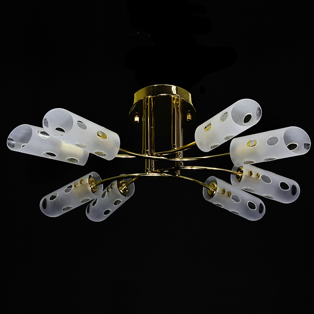 Люстра товщина на вісім плафонів 17017/8H CG WT