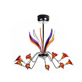 Люстра стельова галогенна 50001/9H CR BRN