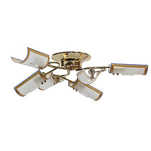 Люстра потолочна на шість плафонів SJ-1522/6C FG, фото 1