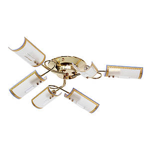 Люстра потолочна на шість плафонів SJ-1522/6C FG, фото 2