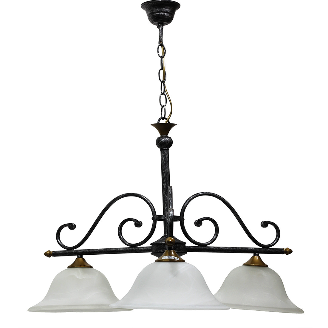 Люстра товщина на три плафони SJ-1695/3P PNT