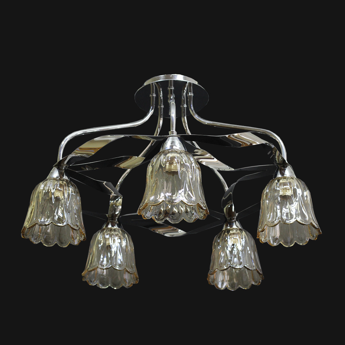 Люстра товщина на п'ять п' ять п' явок SJ-1697/5C CR