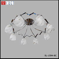 Люстра потолочная на восемь плафонов SL-1594/8C CR