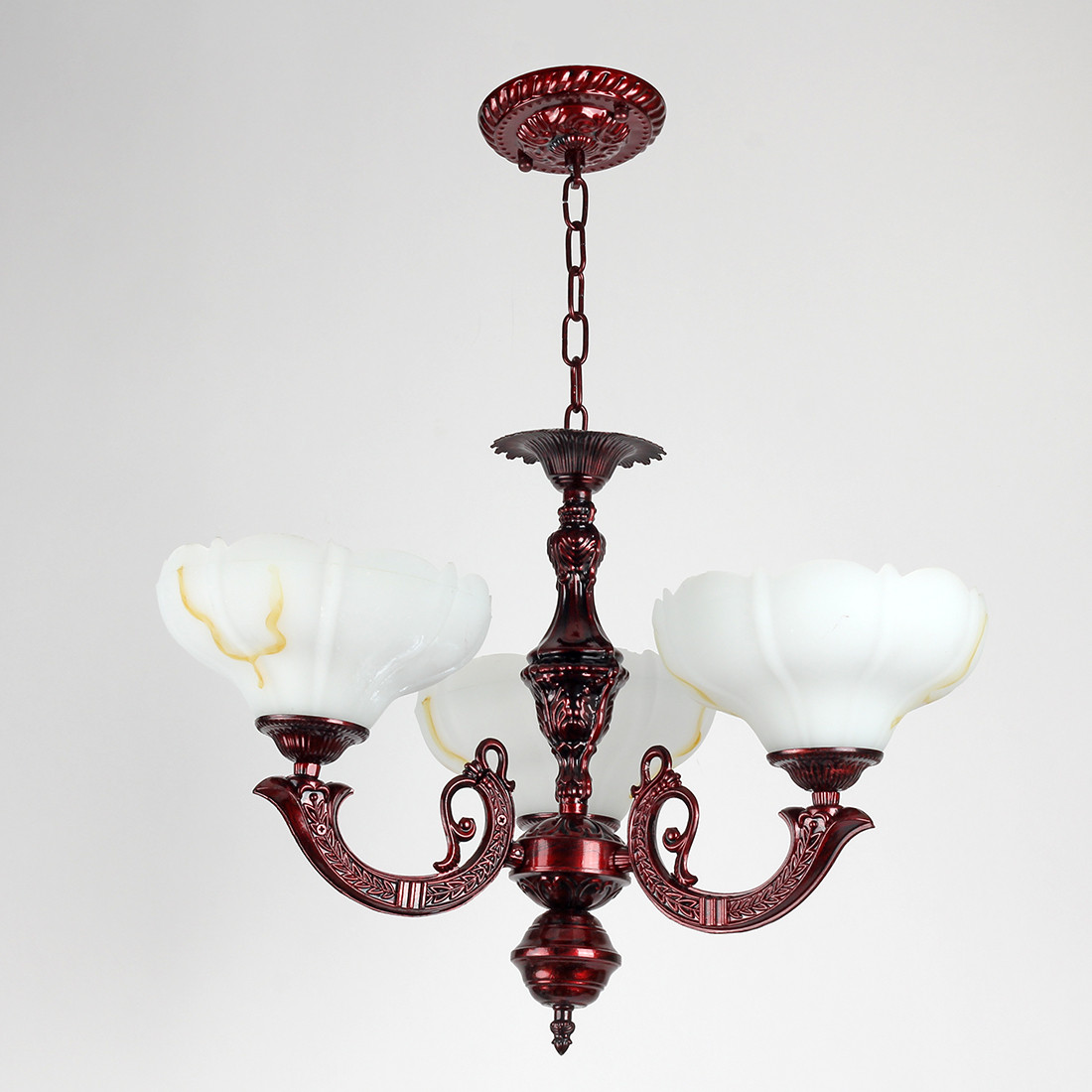 Люстра ланцюгова на три плафони SS-9614/3P ARD