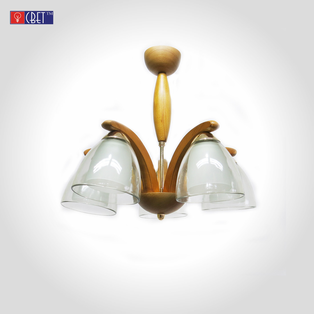 Люстра товщина на п'ять п'яти п'яти плафонів SU-1268/5P LW WT