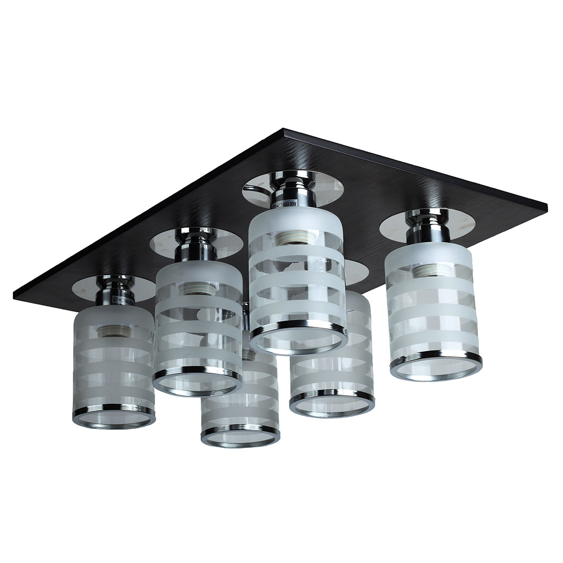 Люстра товщина на шість плафонів SU-1675/6C DK WT