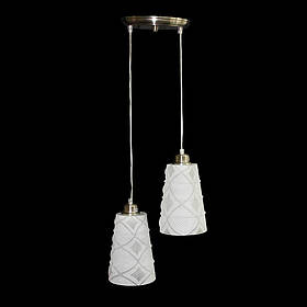 Люстра підвісна дві лампи