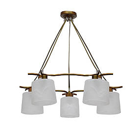 Люстра підвісна п'ять ламп