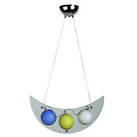 Люстра на ланцюгу галогенна 17008/3P CR MIX