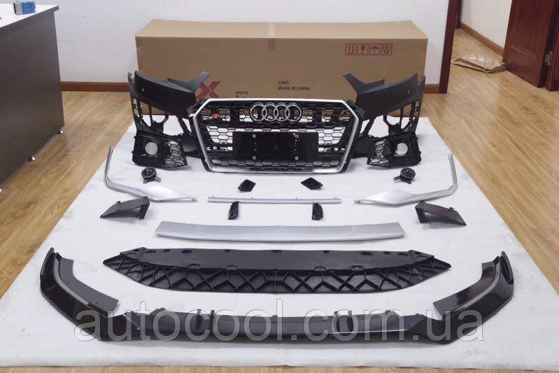 Передній бампер Audi A4 B9 2017-2019 р.в. у стилі RS