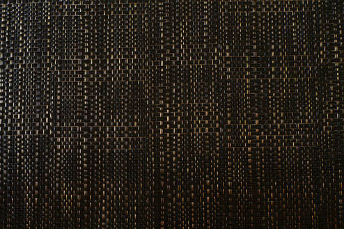 Серветка-підкладка під тарілки Плетіння чорне із золотим 30см * 45см, підставка під посуд, фото 2