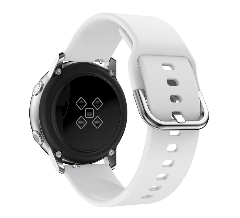 Силіконовий ремінець Sport Style Active для Xiaomi Amazfit Bip / Lite / 20 мм Білий 2096P, фото 1