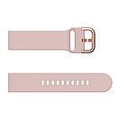 Силіконовий ремінець Sport Style Active для Xiaomi Amazfit Bip / Lite / 20 мм Рожевий / Бежевий 2096P, фото 3