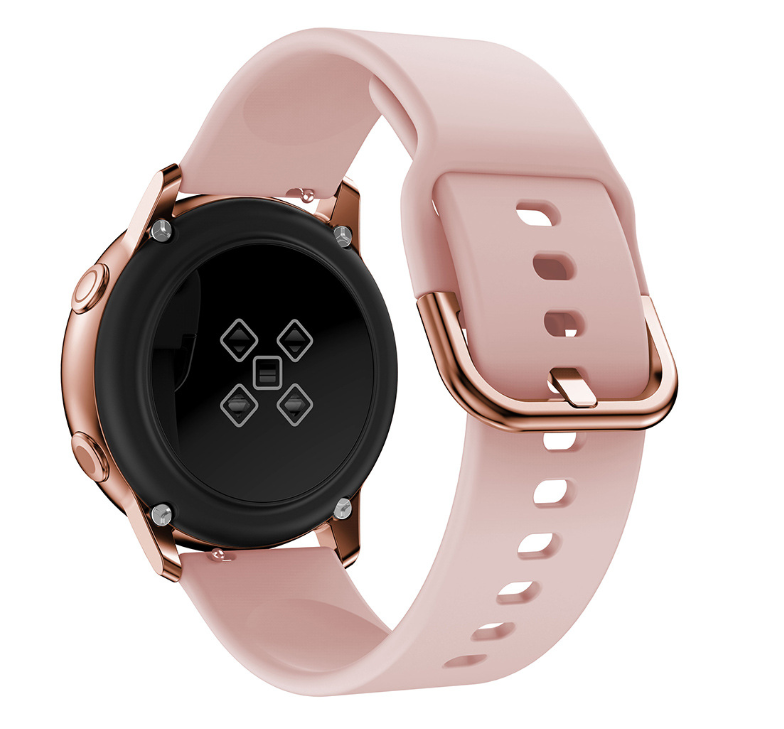 Силіконовий ремінець Sport Style Active для Xiaomi Amazfit Bip / Lite / 20 мм Рожевий / Бежевий 2096P