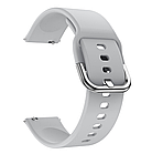 Силіконовий ремінець Sport Style Active для Xiaomi Amazfit Bip / Lite / 20 мм Світло-сірий 2096P, фото 4