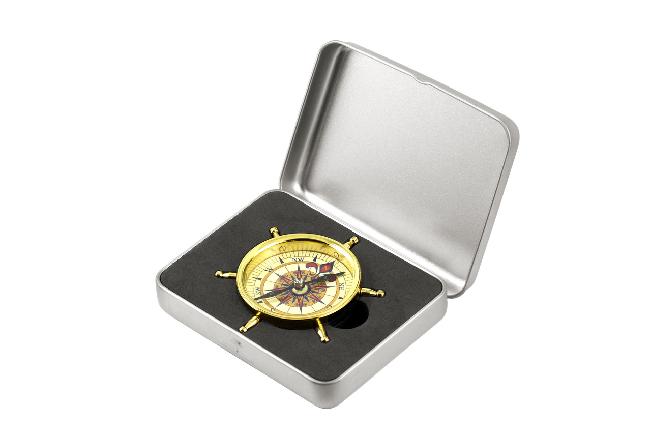 Компас моряка у вигляді штурвалу, фото 1