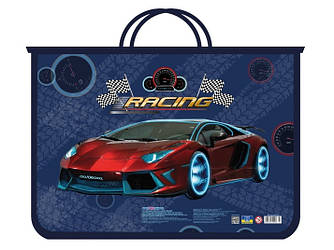 Пластиковий портфель на змійці "Racing" 2 відділення CFS-30000-02