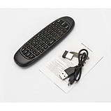 C120 Air mouse бездротовий Пульт ДК аеро миша з гіроскопом для смарт-тв tv box російська клавіатура, фото 5