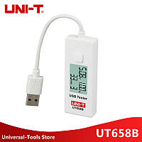 Тестер USB UT658B измеряет ток, емкость, напряжение c кабелем UNI-T