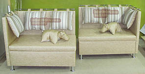 Диван для кухні "Комфорт" тканина ріжка