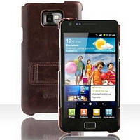 Чехол-накладка Zenus Masstige Heritage Bar Stand для Samsung Galaxy S2 Коричневый