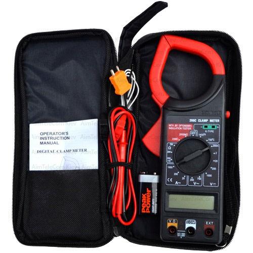 DT266C, Кліщі струмовимірювальні DT266C з термопарою ProFix