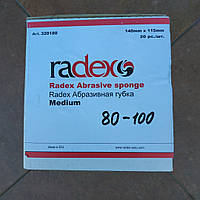 Скотч-брайт абразивна губка Radex (середня) Р 80-100